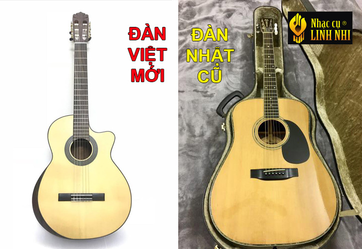 So sánh guitar việt mới và guitar nhật cũ