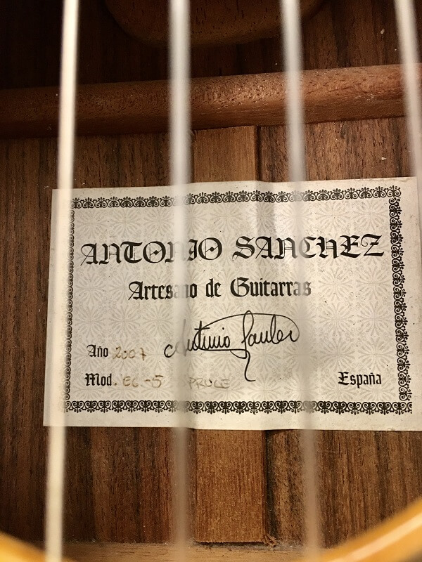 Guitar Classic Antonio Sanchez EG-5 Spruce - Nhạc cụ Linh Nhi